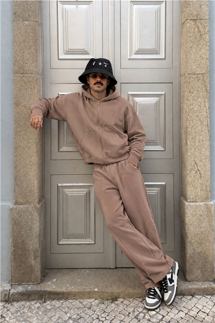 Erkek Baggy Chill Somon Eşofman Altı