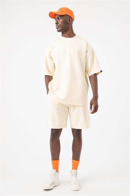 Erkek Base Krem Şort