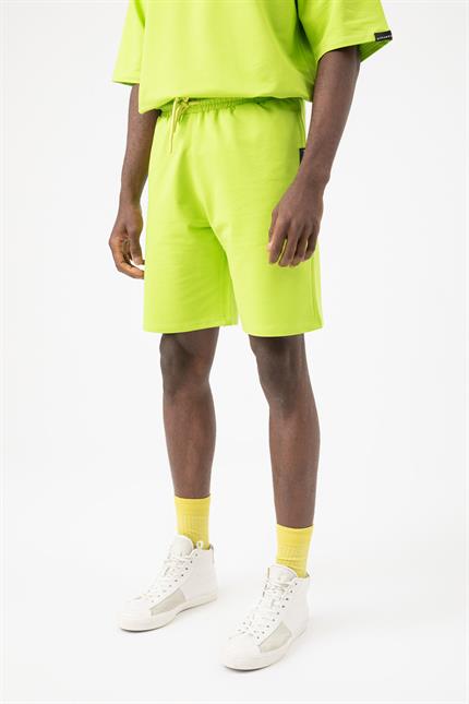 Erkek Base Lime Yeşili Şort