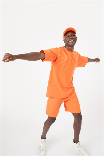 Erkek Base Şeftali Şort