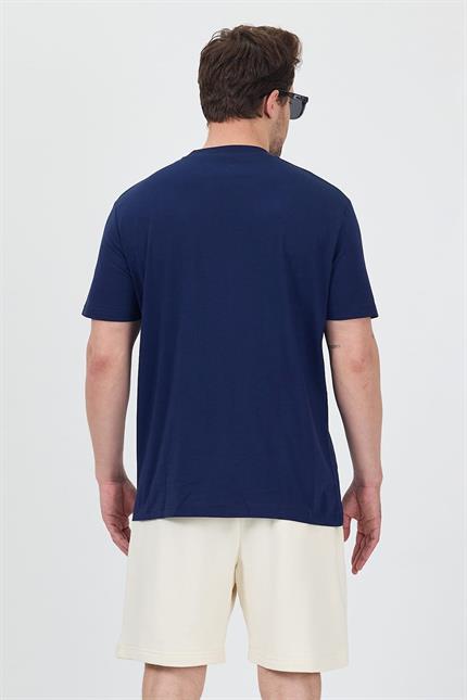 Erkek Basic Lacivert T-Shirt