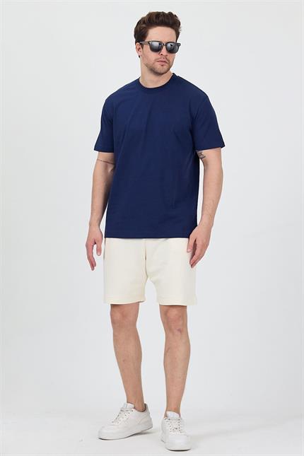 Erkek Basic Lacivert T-Shirt