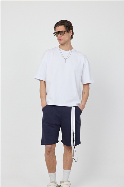 Erkek Blank Lacivert Şort