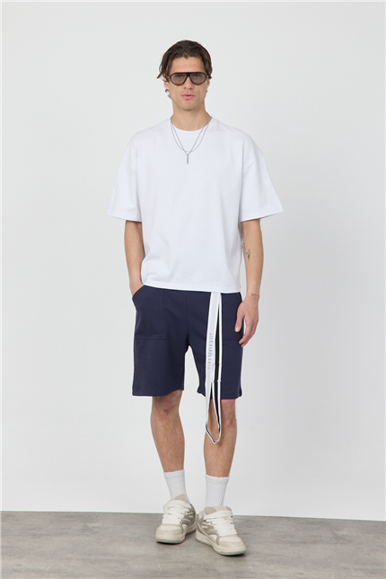 Erkek Blank Lacivert Şort