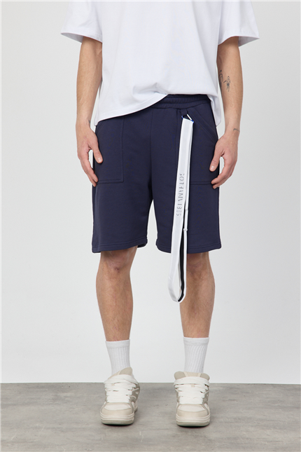 Erkek Blank Lacivert Şort