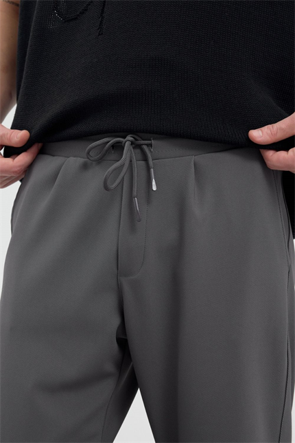 Erkek Boru Paça Füme Jogger Pantolon