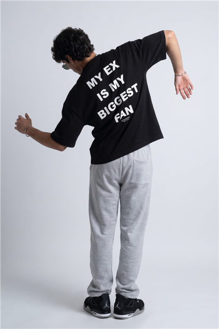 Boxy Ex Siyah Premium T-Shirt