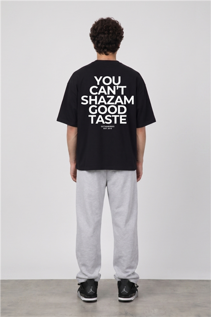 Boxy Shazam Siyah Premium T-Shirt