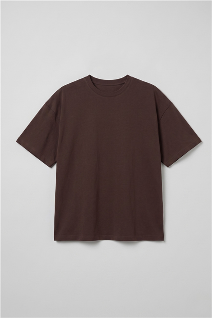 Boxy Star Kahverengi Premium T-Shirt