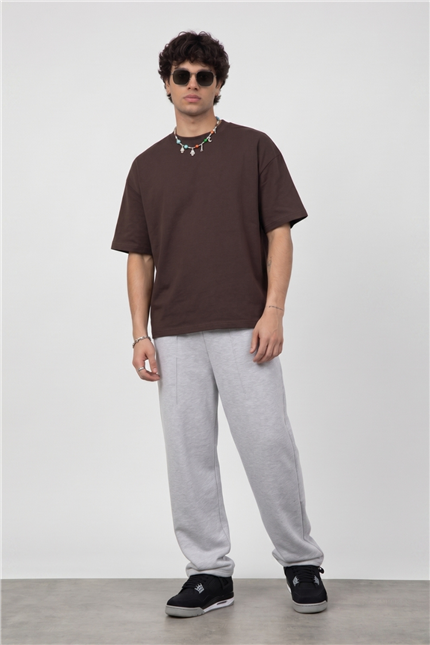 Boxy Star Kahverengi Premium T-Shirt