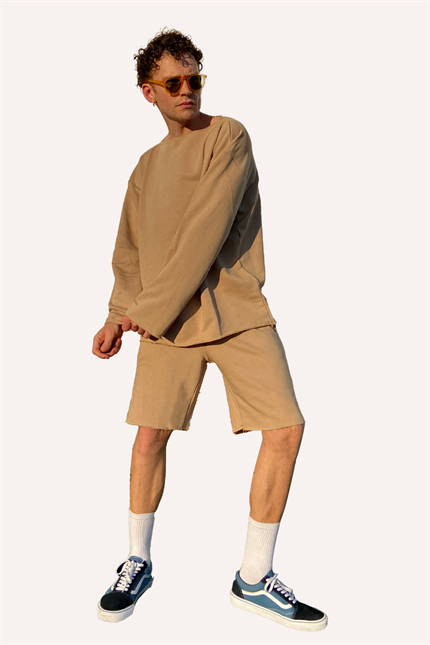 Erkek Calm Bej Şort