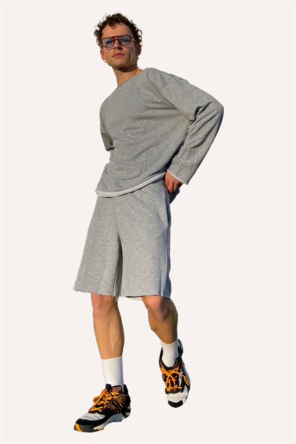 Erkek Calm Gri Şort