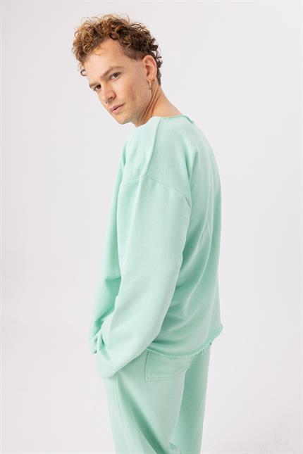 Erkek Calm Mint Oversize Sweatshirt