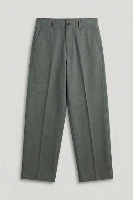 Erkek Chill Premium Pileli Antrasit Kumaş Pantolon