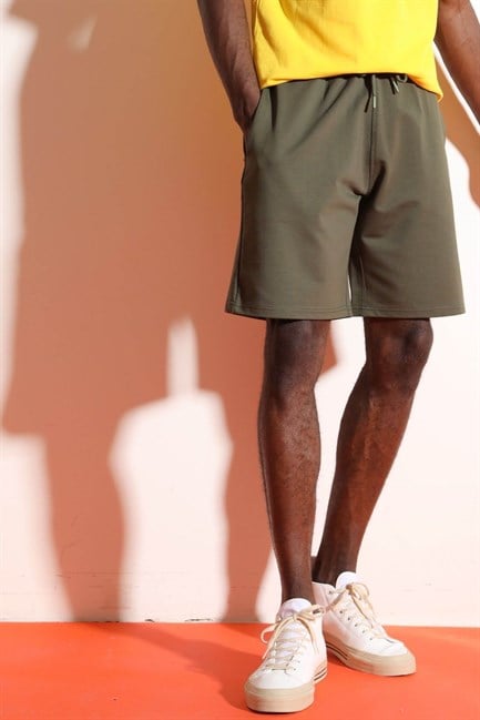 Erkek Haki Şort