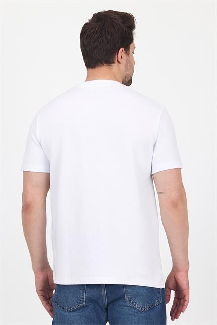 Erkek Kısa Kollu Basic Beyaz T-Shirt