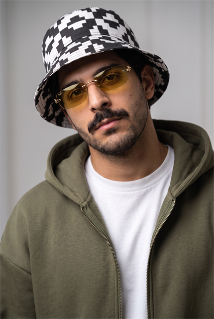 Erkek Chill Oversize Haki Zip Sweatshirt