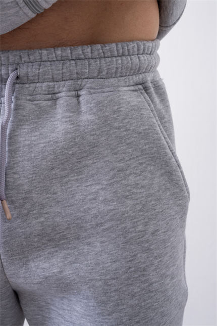 Erkek Rahat Kesim Gri Eşofman Alt