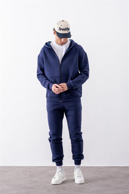 Erkek Rahat Kesim Lacivert Eşofman Alt