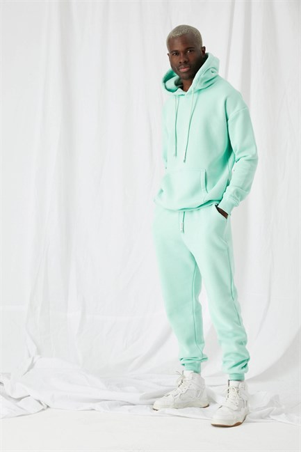 Erkek Rahat Kesim Mint Eşofman Alt