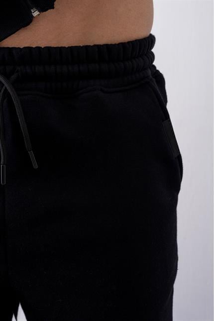 Erkek Rahat Kesim Siyah Eşofman Alt