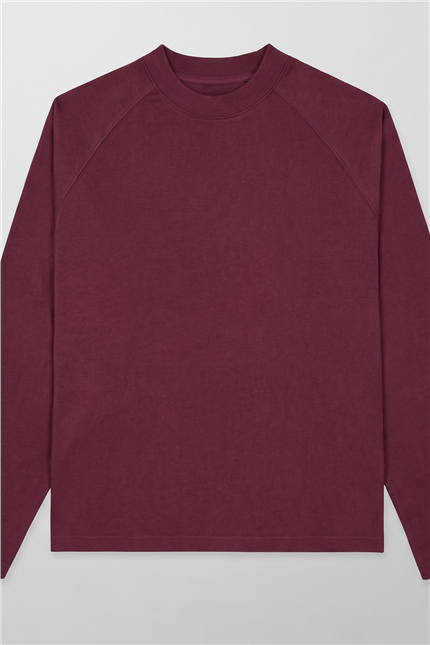 Reglan Uzun Kollu Bordo T-Shirt