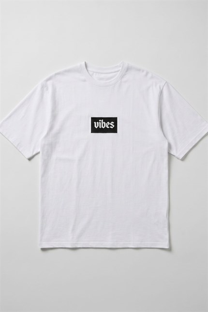 Erkek Relaxed 010 Oversize Beyaz T-Shirt