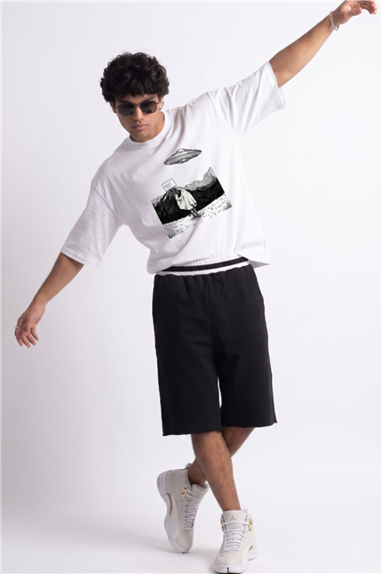 Erkek Siyah Yang Jorts