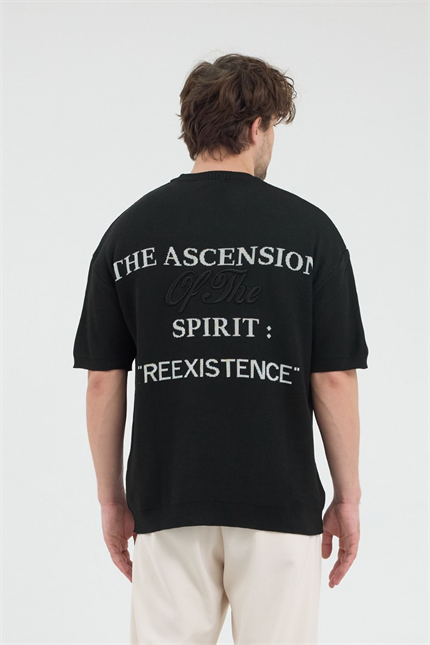 Erkek Of The Siyah Triko T-Shirt