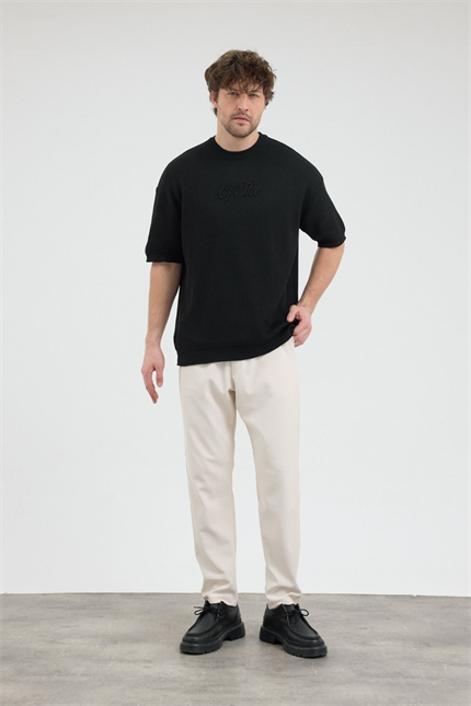 Erkek Of The Siyah Triko T-Shirt