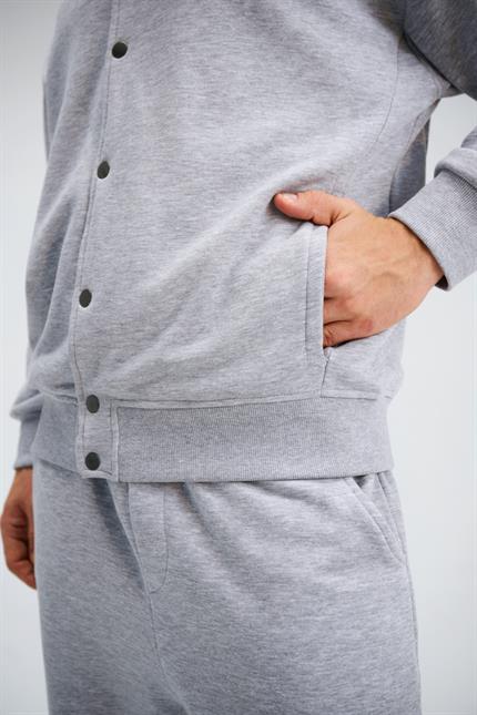 Erkek Timeless Bang Oversize Gri Sweatshirt