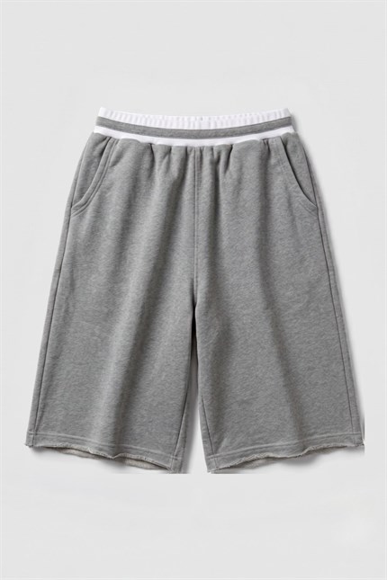 Erkek Yang Gri Jorts