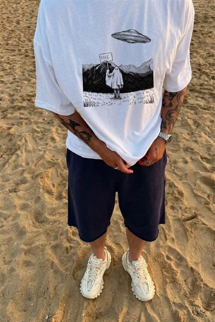 Erkek Yang Lacivert Jorts
