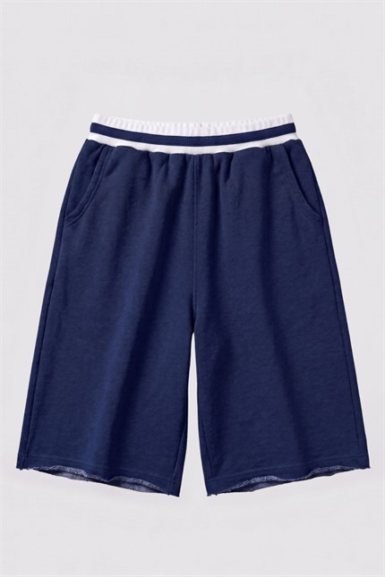 Erkek Yang Lacivert Jorts