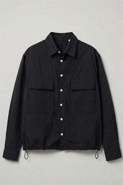 Erkek Gömlek Ceket Siyah