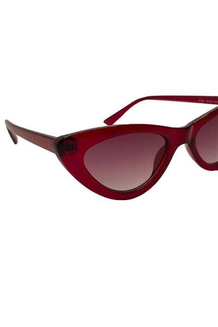 gothamVibes Kırmızı Cat Eye Güneş Gözlüğü - 002
