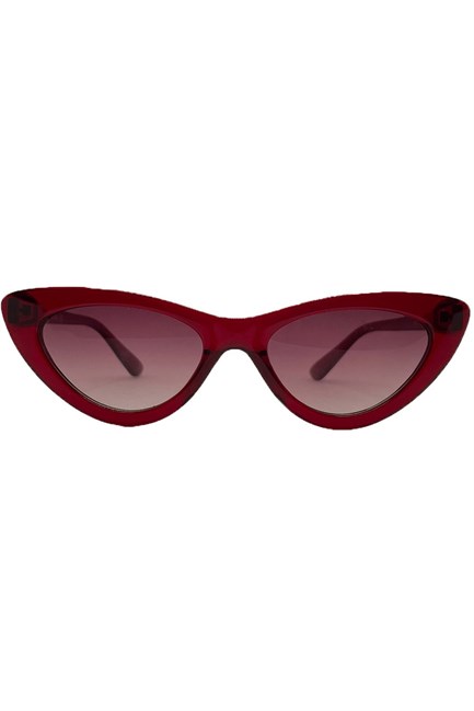 gothamVibes Kırmızı Cat Eye Güneş Gözlüğü - 002