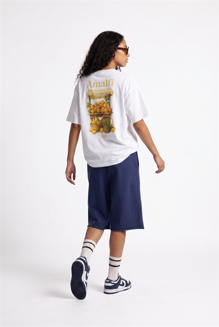 Kadın Amalfi Oversize Beyaz T-Shirt