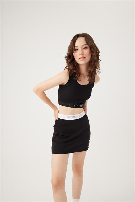 Kadın Bang Siyah Çıtçıtlı Etek