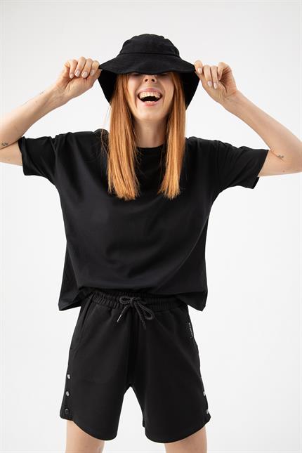 Kadın Base Bang Siyah Şort