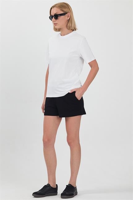 Kadın Basic Beyaz T-Shirt