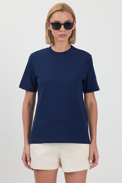 Kadın Basic Lacivert T-Shirt