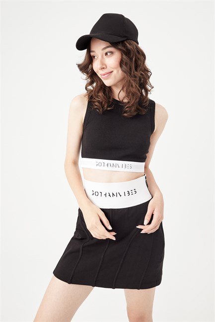 Kadın Bisiklet Yaka Siyah Büstiyer