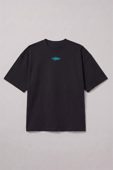 Kadın Anatolian Oversize Siyah Premium T-Shirt