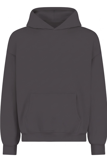 Kadın Chill Oversize Antrasit Hoodie