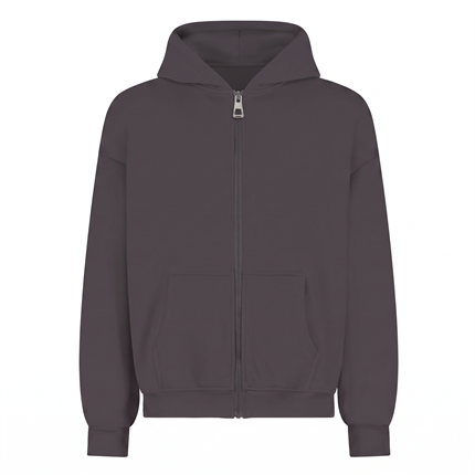 Kadın Chill Oversize Antrasit Zip Sweatshirt