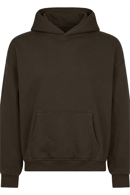 Kadın Chill Oversize Haki Hoodie
