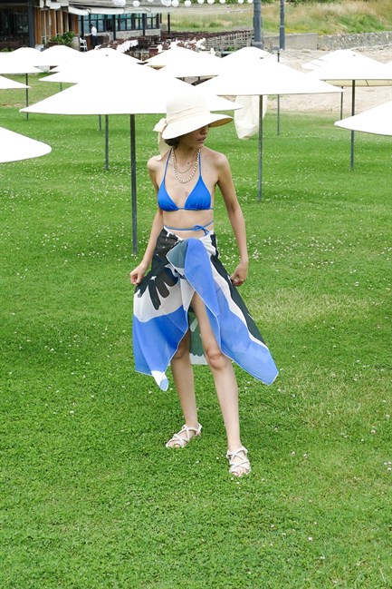 Kadın Desenli Pareo 004 - 95 x 145