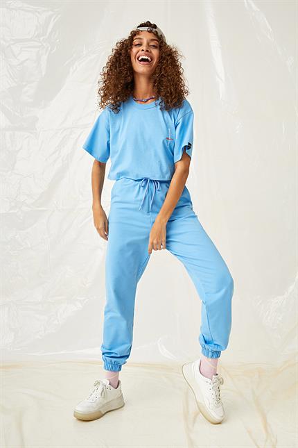 Kadın Equality Jogger Açık Mavi Eşofman Altı