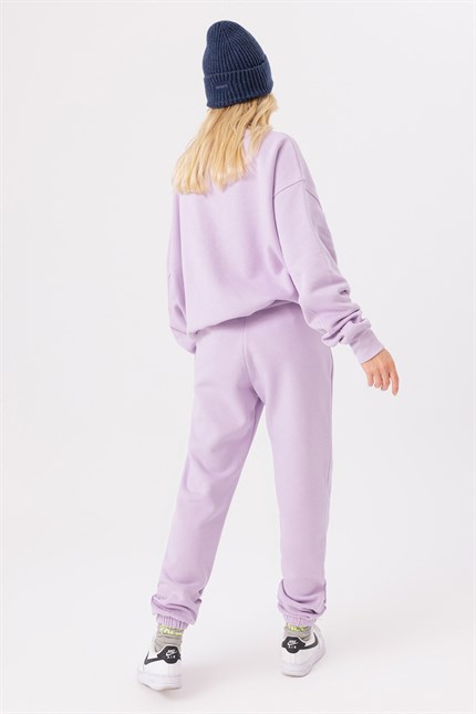 Kadın Jogger Lila Eşofman Altı